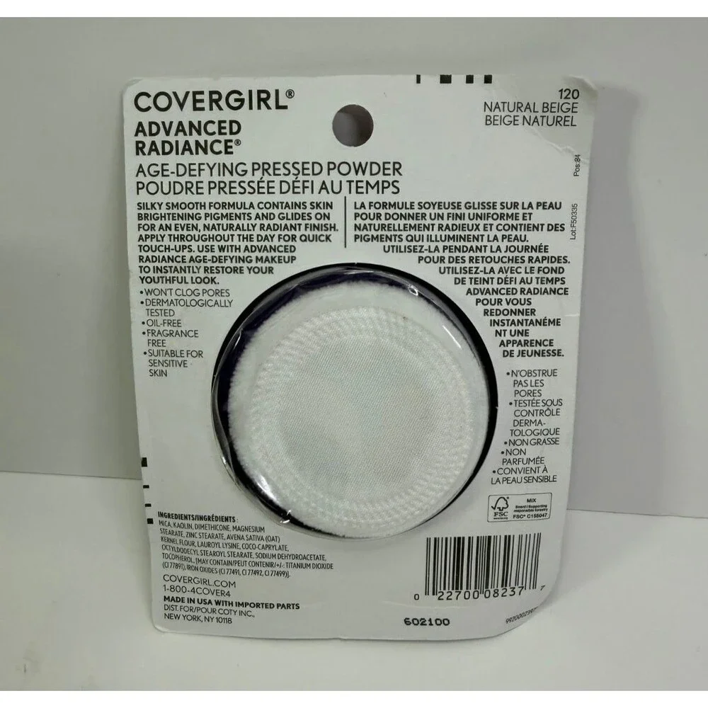 CoverGirl Advanced Radiance Age Defying Pressed Powder 120 Natural Beige